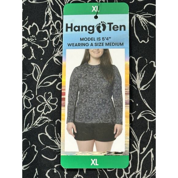 Hang Ten Women s Long Sleeve Sun Tee Size XL - Picture 4 of 4